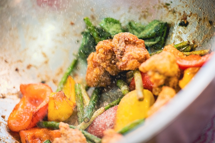 フード(塩酥鶏)