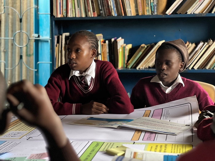 ケニアの子供たち 授業の様子