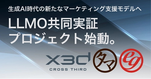 E-Grant・タマチャンショップ・x3dの3社が共同で、 LLMO領域の実証研究を開始