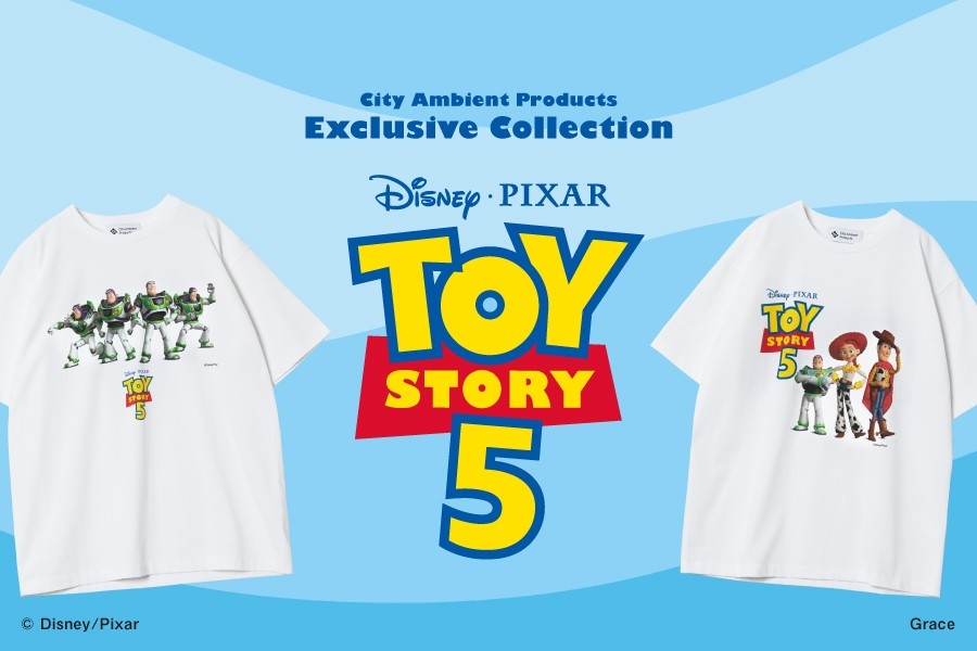 earth music&ecology PIXARトイストーリーコラボ シャツ City Ambient Products「トイ・ストーリー5」の世界観を表現した