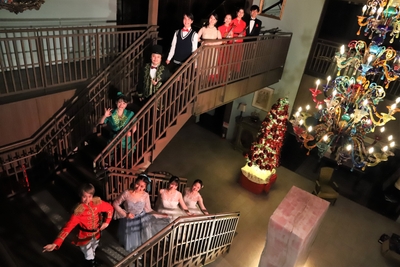 ▲レストラン全体を使ったミュージカル『くるみ割り人形の世界』