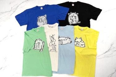 気持ちを着る？感情豊かな“ホンクン猫”が話題！選べる45デザイン×15カラーのネコTシャツ、GW限定セール