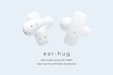 音楽が生活に優しくフィットする　 イヤーカフ型完全ワイヤレスイヤホン「ear-hug(イヤーハグ)」を 4月29日に発売！