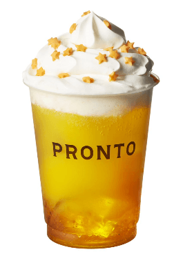 【TAKAHIRO NISHIJIMA×PRONTO】オレンジ ジェリースカッシュ 740円(税込814円)