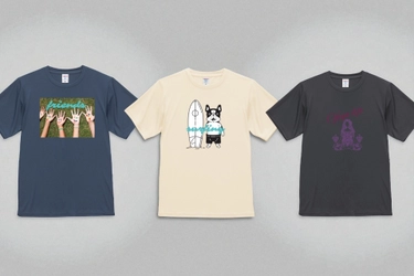 スマホで自由にデザイン！サステナブル＆SPF50+・吸水速乾ドライTシャツ：8/9(土)新発売