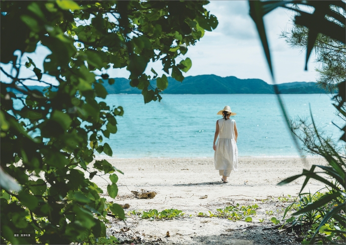 自宅前に広がる海