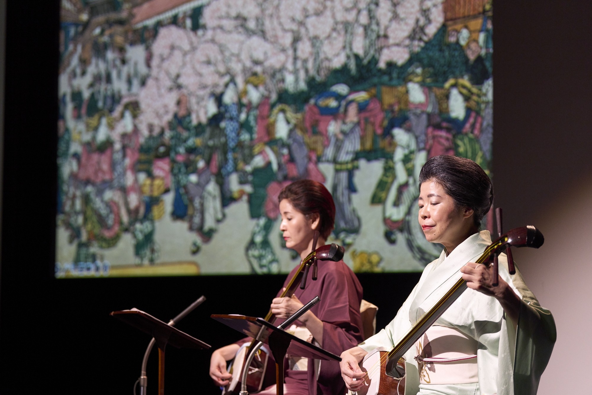 昨年の公演「北斎小唄 より道 江戸・東京 橋めぐり」より 撮影:渡邉肇