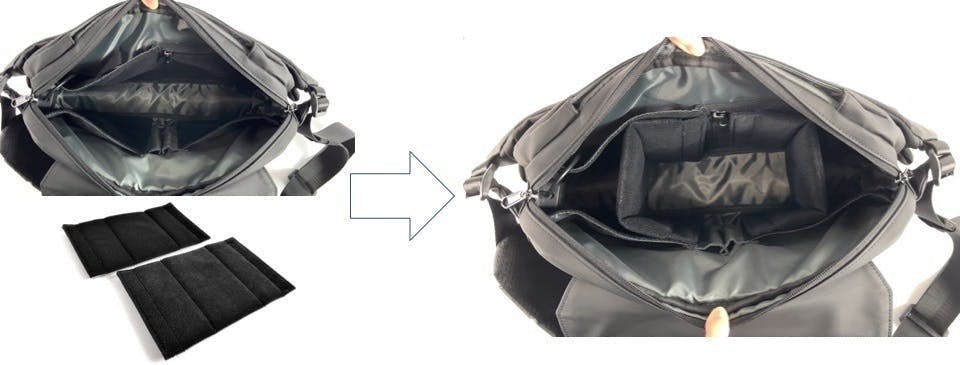 取り外し可能なマジックフェルトのパーティション(仕切り板)で、用途に合わせてさまざまな空間を計画できます。