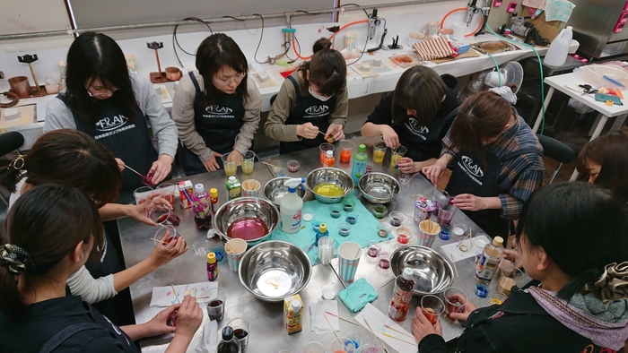 授業風景:ドリンク作り