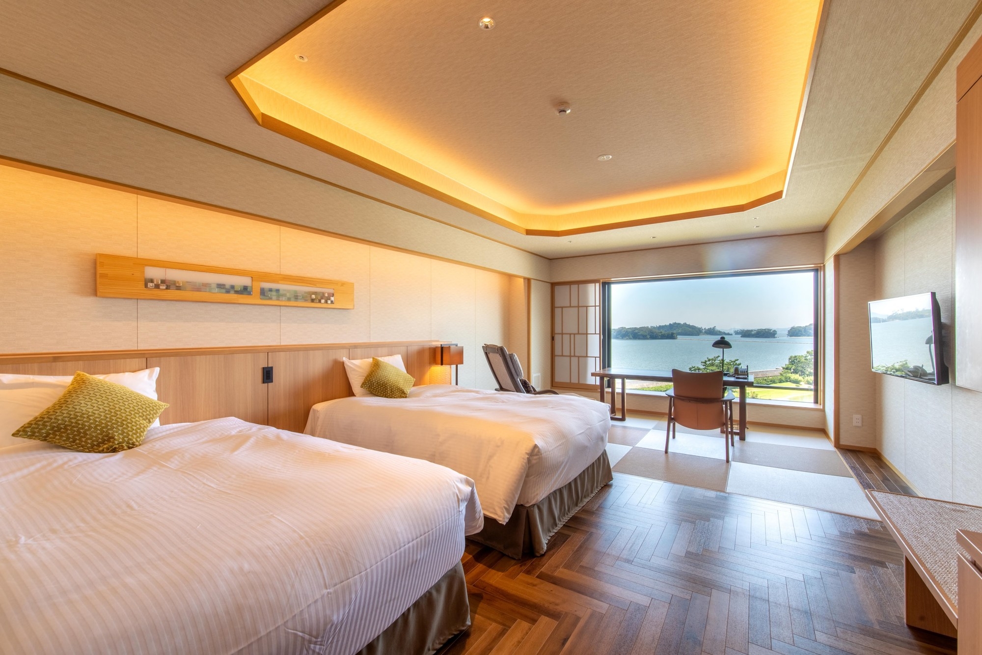 松島一の坊 お部屋はオーシャンビュー