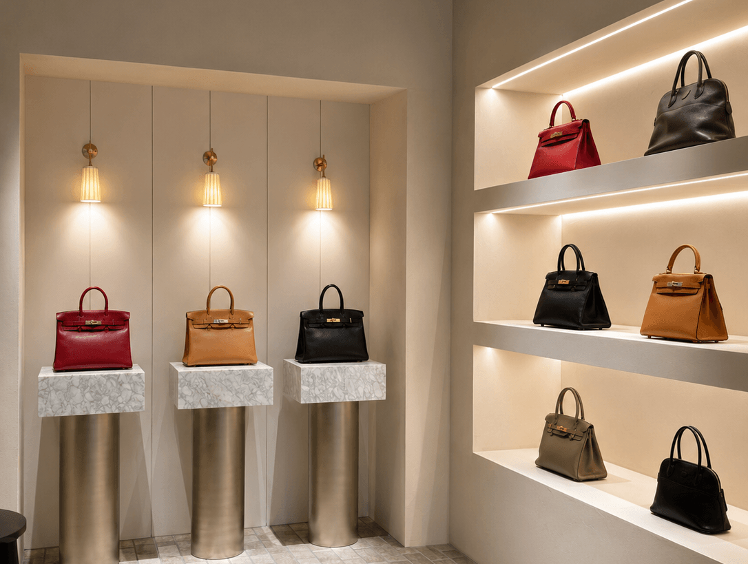 銀座のエルメス専門店「H3 VINTAGE」、8月11日より秋色を革の違いで選ぶ店頭企画を開始
