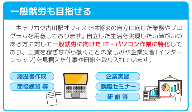 一般就労を目指す！