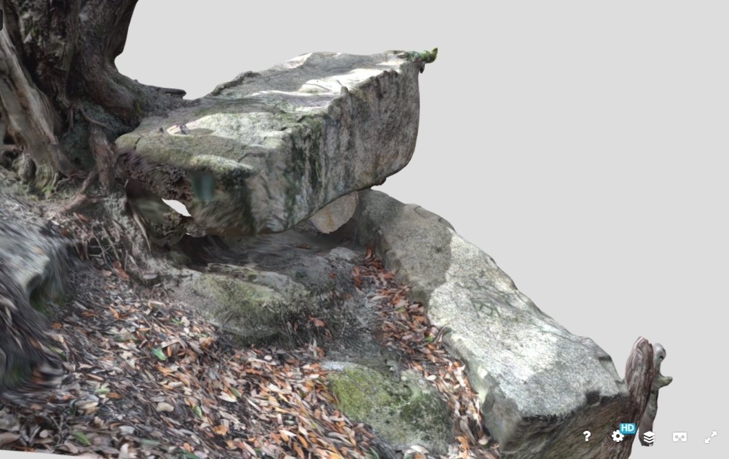 大坂城石垣石丁場跡 東六甲石丁場跡甲山刻印群G19番石材 をSketchfabで公開しました