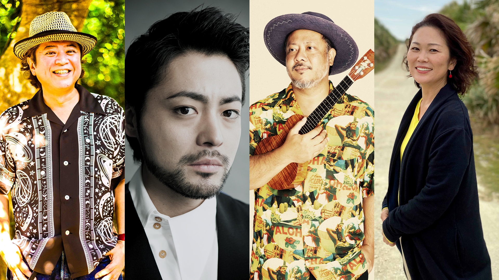 島袋優(BEGIN)、山田孝之、キヨサク(MONGOL800)、玉城千春(Kiroro)で結成! 椰子唄楽団『からっぽカタツムリ』配信リリース決定!