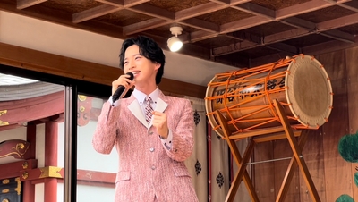 青山新20240220ヒット祈願舞殿歌唱