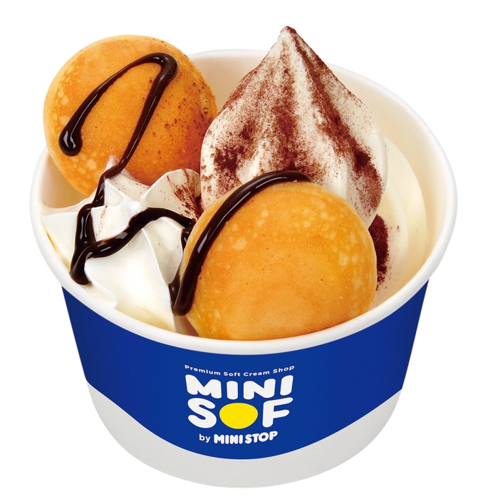 ケーキソフトクリーム プチパンケーキ(チョコ)単品画像