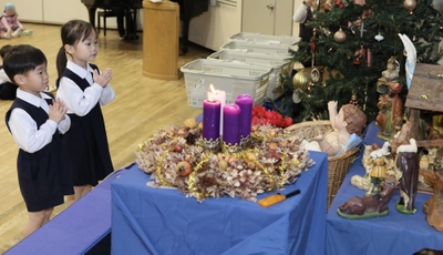 2024年度「クリスマス会（3歳～5歳）」の様子