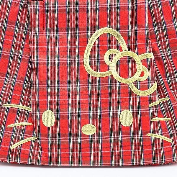 サンリオのハローキティ×ルートートのチェックトート