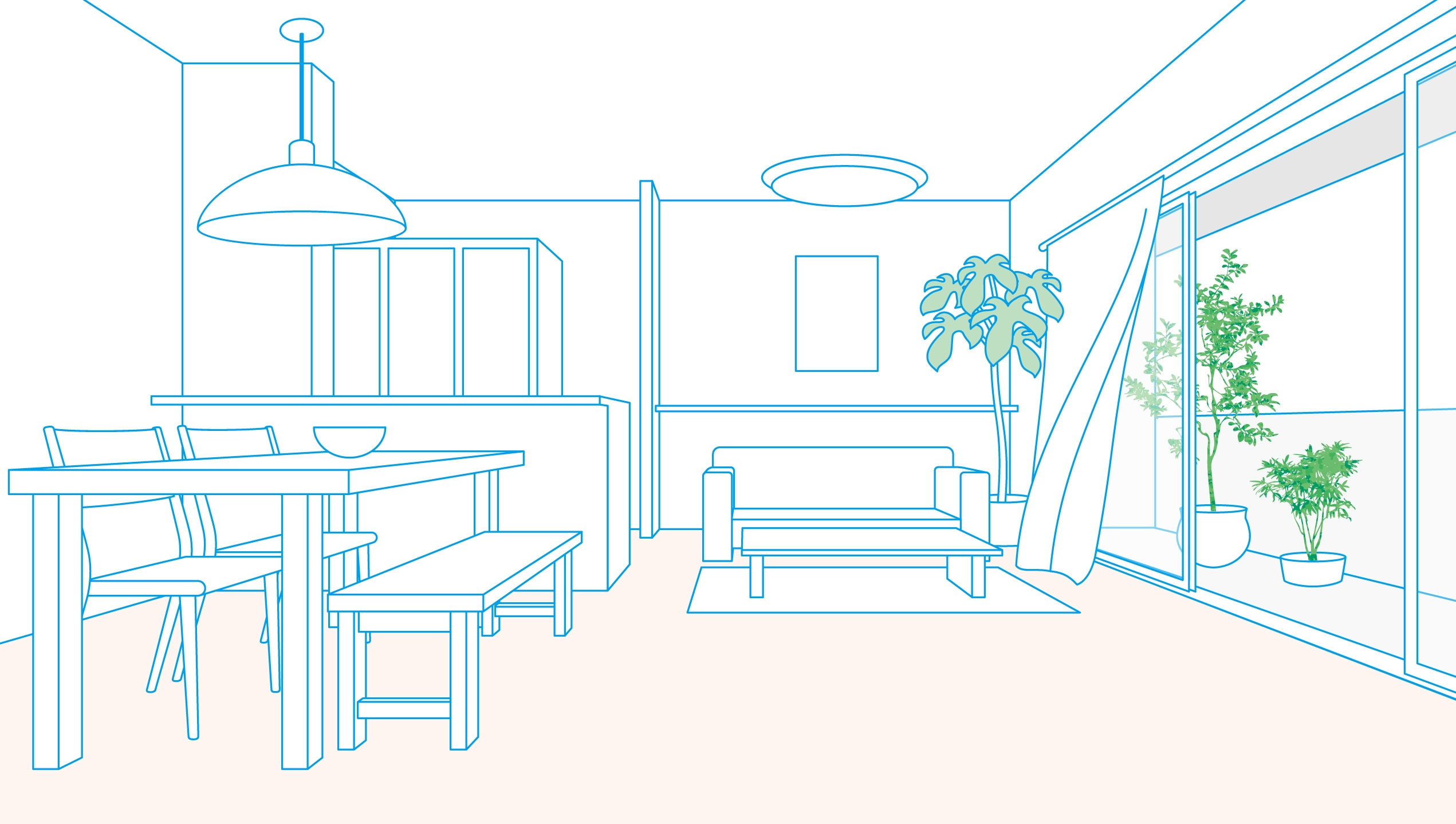 【ダイキン】空気清浄機の置き場所は、 「空気が入ってくる窓の正面の隅」が効率的