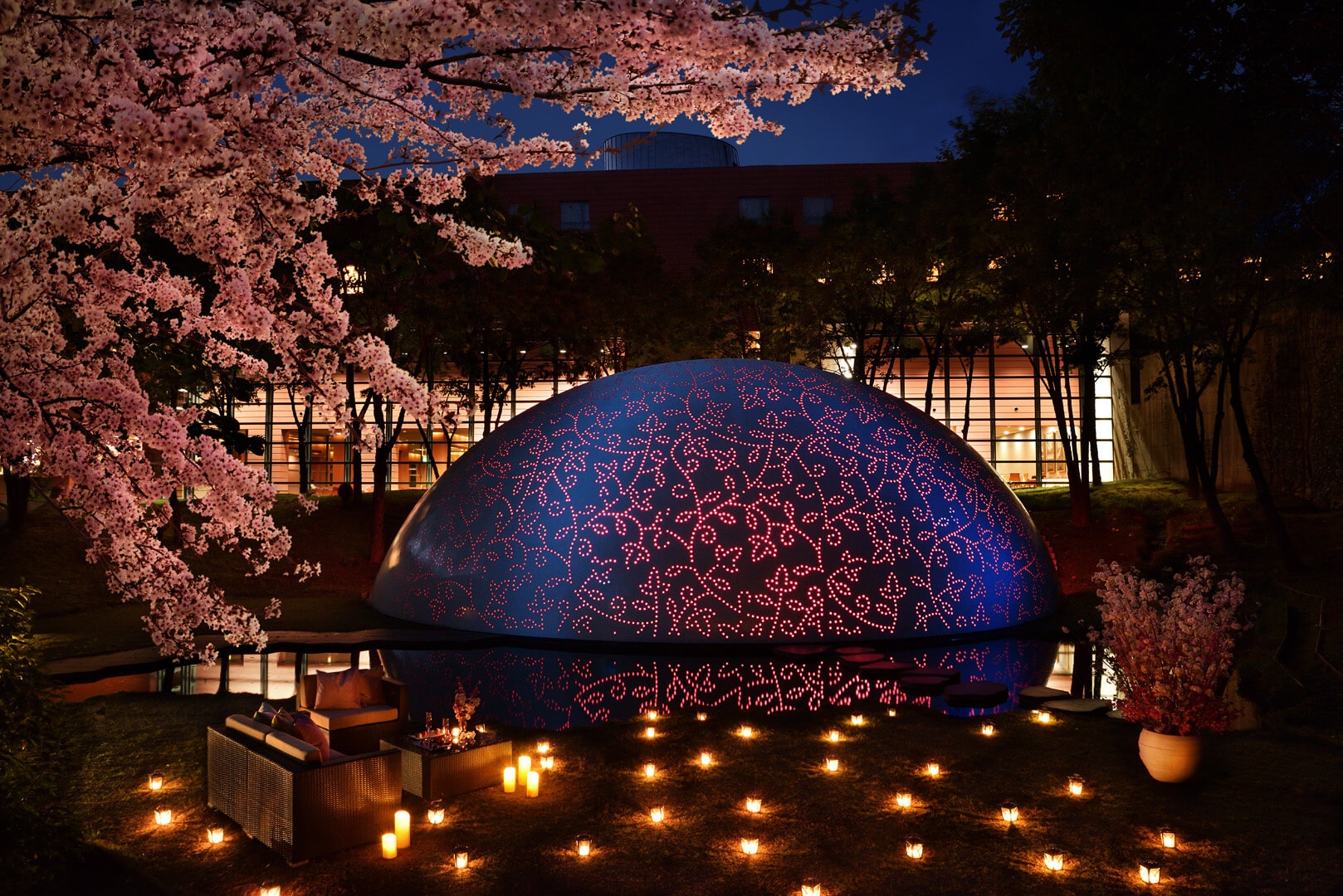 リゾナーレ八ヶ岳　ワインとスイーツで夜桜見物！ 1日1組限定の宿泊プラン「ロマンティックロゼステイ」登場　 期間：2020年3月25日～4月22日