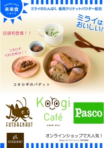 数量限定！コオロギのバケットも販売します！