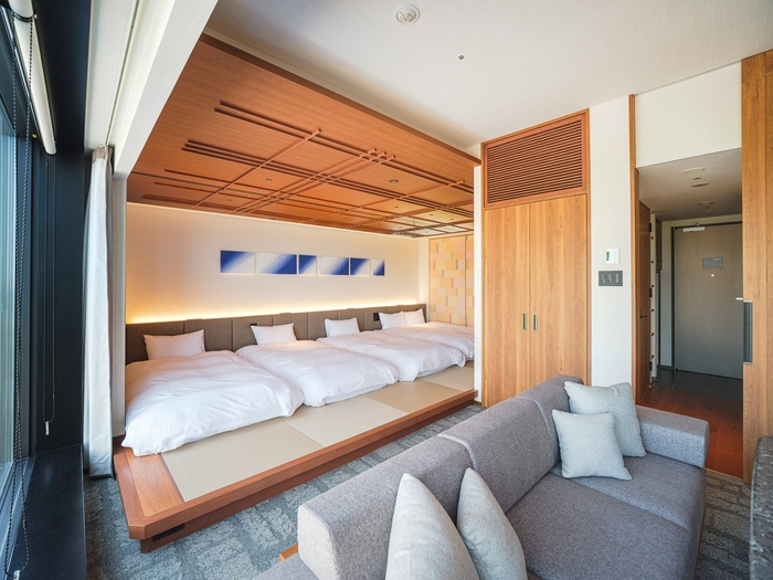 家族連れやグループに最適な各種客室