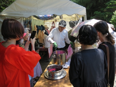 染物体験①（過去開催の様子）