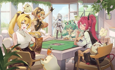 スマートフォン向け麻雀ゲーム『ポケット麻雀』、3月5日より 新キャラクターが登場する半周年記念キャンペーンを開催！