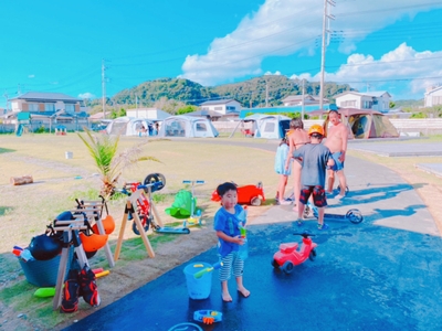 好きな遊び道具が自由に選べます