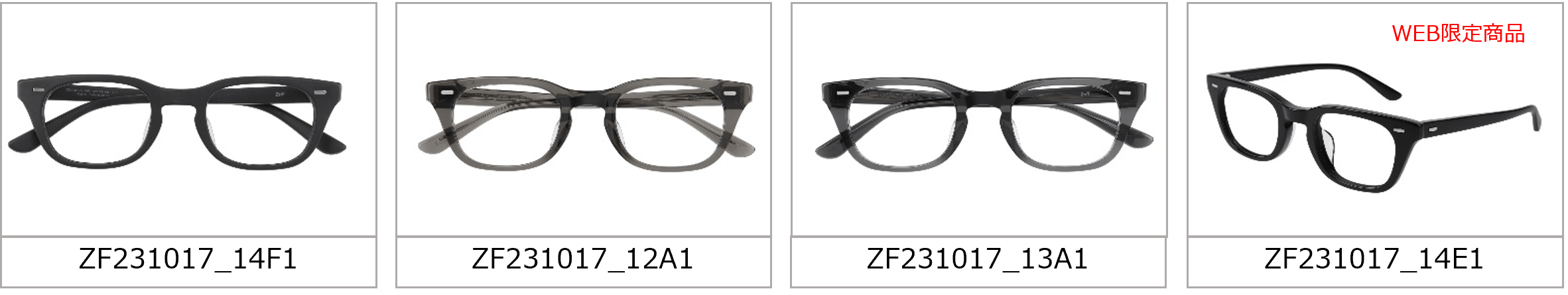 ZF231017 Wellington 11,100円(税込・セットレンズ代込)