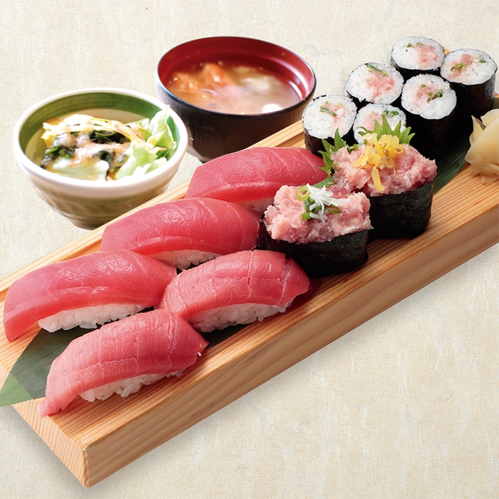 最強本まぐろセットハーフ通常￥2,180(税込)→半額￥1,090(税込)