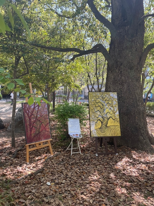 特別展示の絵画 