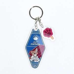ディズニーの人気作品ズートピアのアクリルキーホルダー