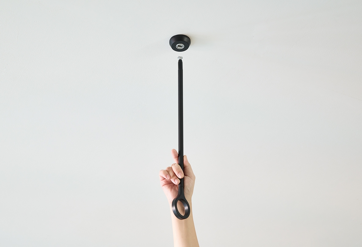 着脱可能な吊りポールイメージ