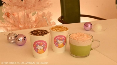 冬だけの特別体験！SNS映え必至の季節限定メニューが新登場！ HELLO KITTY SMILEで楽しむ 『冬限定ドリンク』 12月6日より提供開始