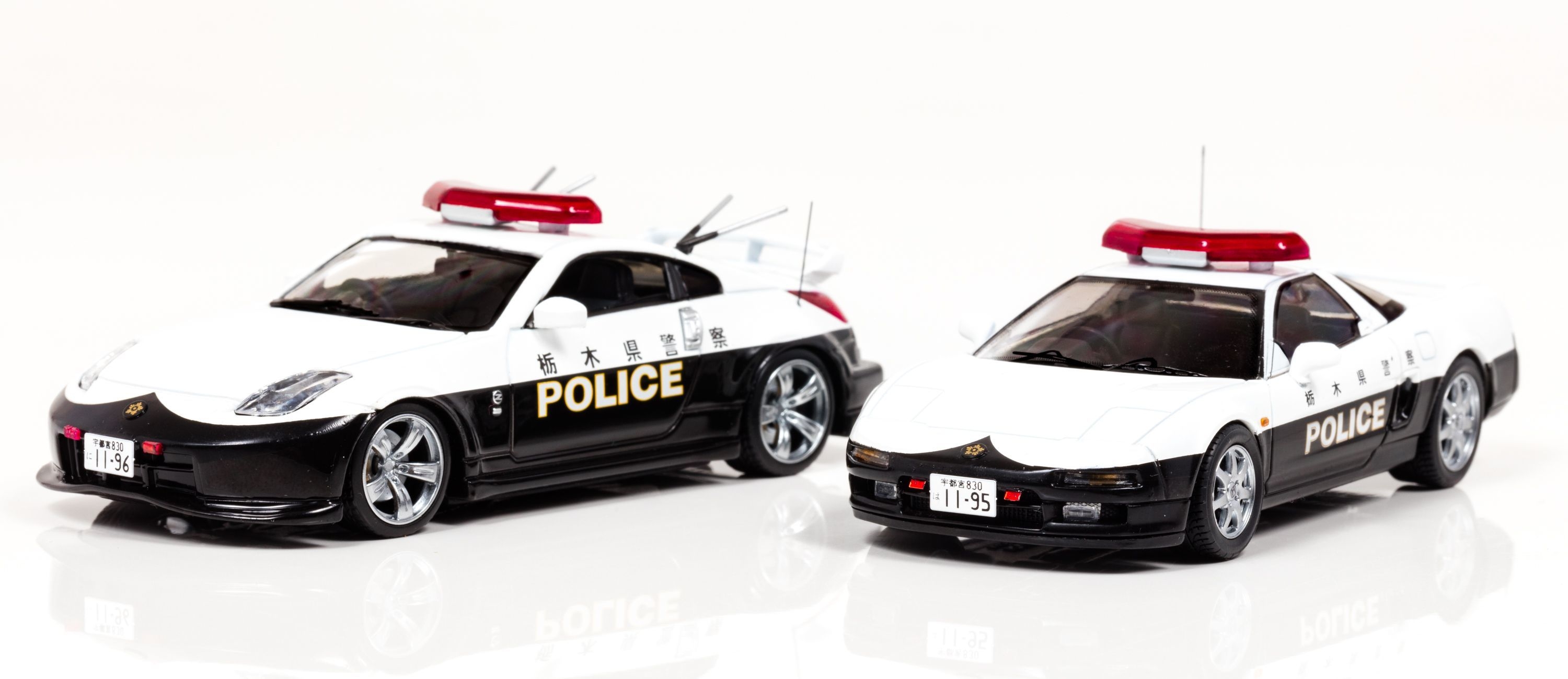 NSXとフェアレディZVer.NISMOのパトカーがミニカーに！ 栃木県警察の