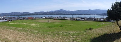 丹後国分寺跡からみた天橋立の眺め（2024年4月撮影）