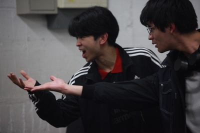 前作の稽古写真