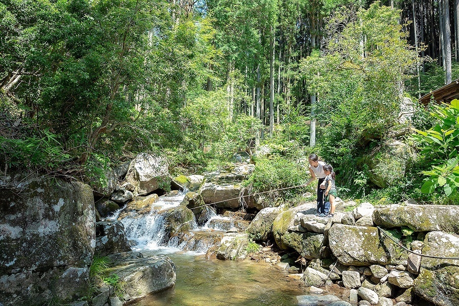 釣り体験@腰掛山荘