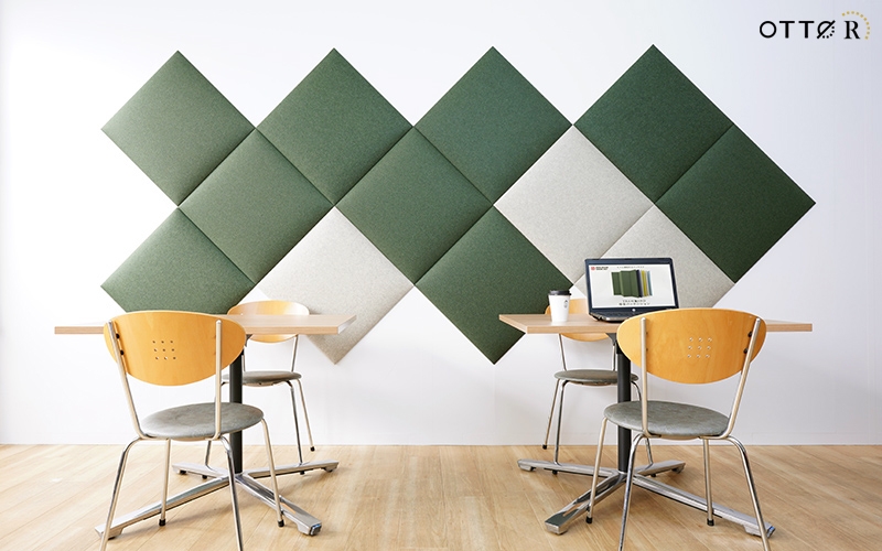 OTTO R 600x600 12枚セット オリーブグリーン×ベージュ