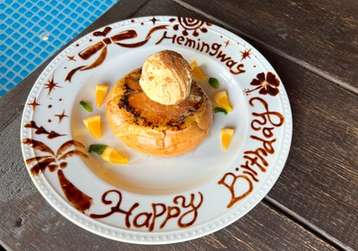 バースデープレートでサプライズ