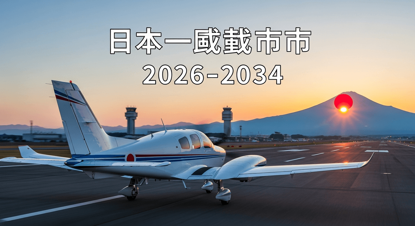日本の一般航空市場は着実に成長し、2034年までに50億米ドルに達すると予測される(年平均成長率9.50%)。