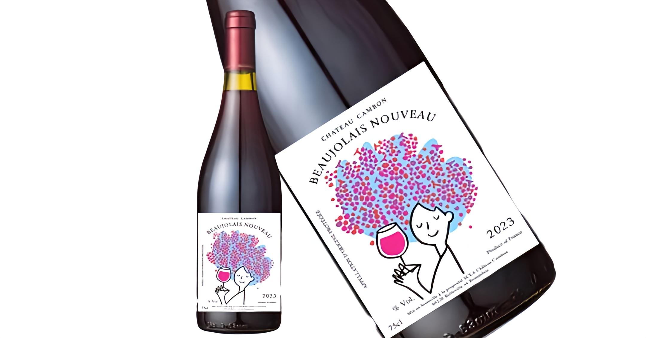 ▲「シャトー・カンボン ボジョレー・ヌーヴォー 2024」を提供 ※画像は2023年のワイン