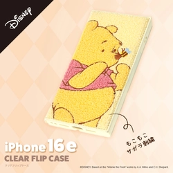 ディズニーキャラクターデザインのiPhone 16eに対応したやわらかいサガラ刺繍がかわいい手帳型カバーを株式会社PGAが４月25日より発売を決定