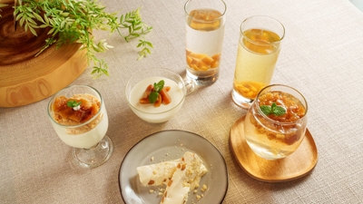 ▲カフェ・スコーラ『期間限定びわメニュー』