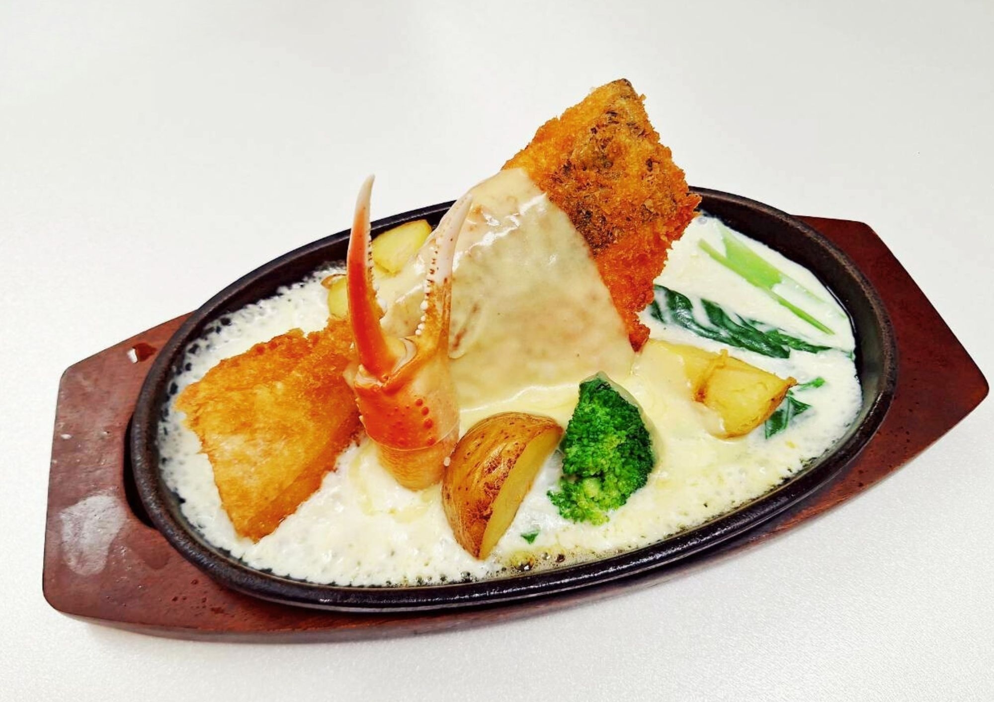 サーモンカツ ~カニクリームとチーズの愛がけ~