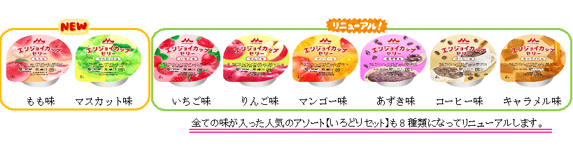 エンジョイカップゼリー ラインアップ