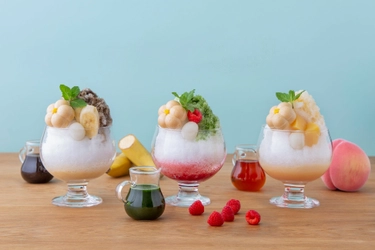 【茶寮FUKUCHA・季節の味覚】口当たりよい新食感かき氷＆口どけなめらかな抹茶・和紅茶フロートがスタートします