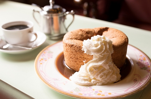シフォンケーキセット:ティーラウンジりんどう