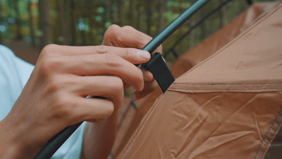 ワンタッチで簡単設置